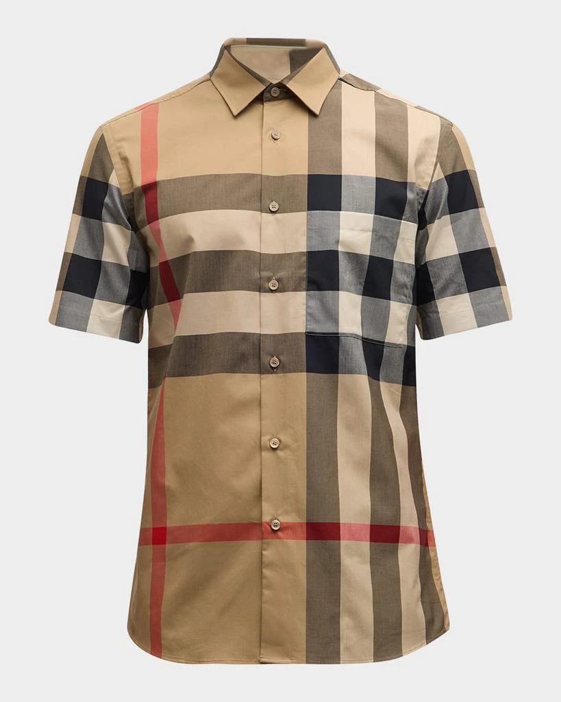 Burberry Men's Summerton Check Sport Shirt 1