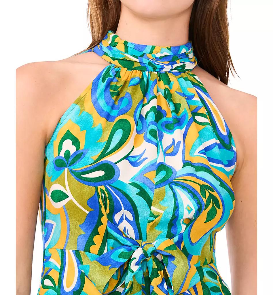 MSK Petite Halter Wide-Leg Jumpsuit