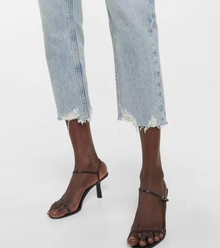 AGOLDE Riley high-rise cropped straight jeans 6