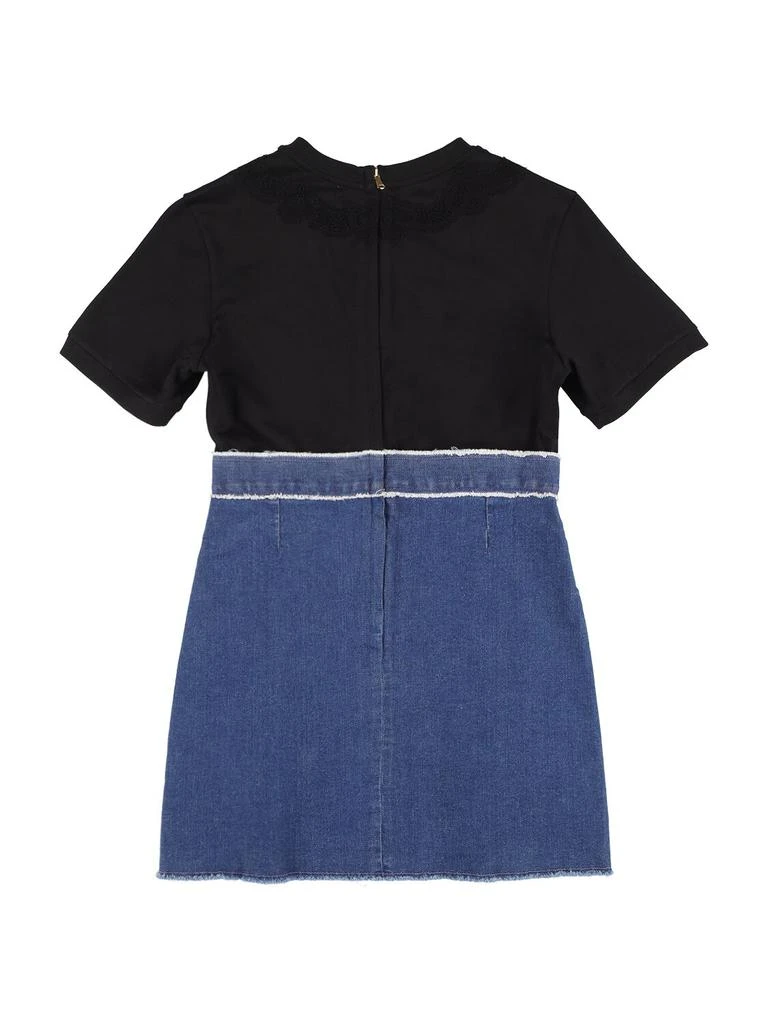 Dolce & Gabbana Cotton Jersey & Denim Dress 2