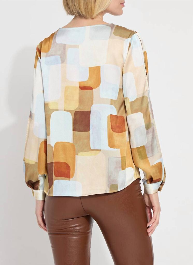 Lyssé Lysse - Marie Draped Back Three Quarter Sleeve Blouse