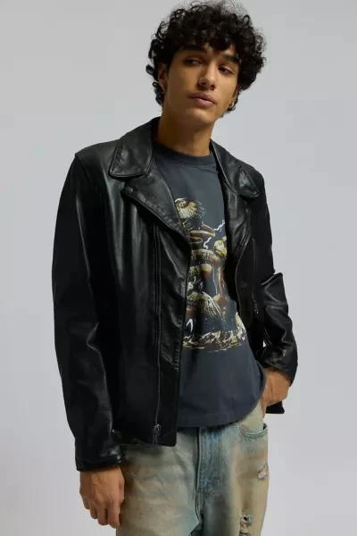 Schott Schott Hand Vintaged Leather Moto Jacket 4