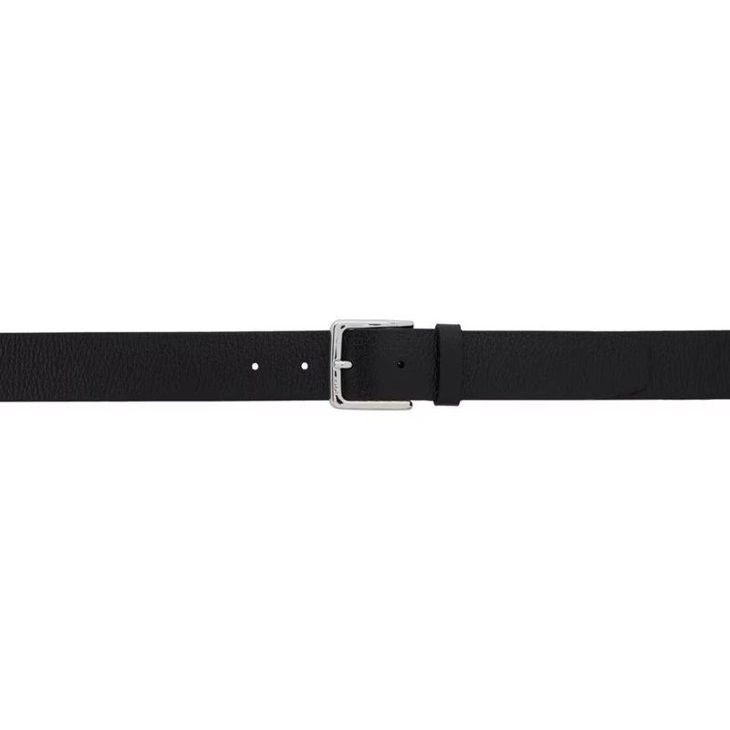 Hugo Boss Hugo Boss Men's Ronnie Gr Pebbled Leather Belt, Black 2