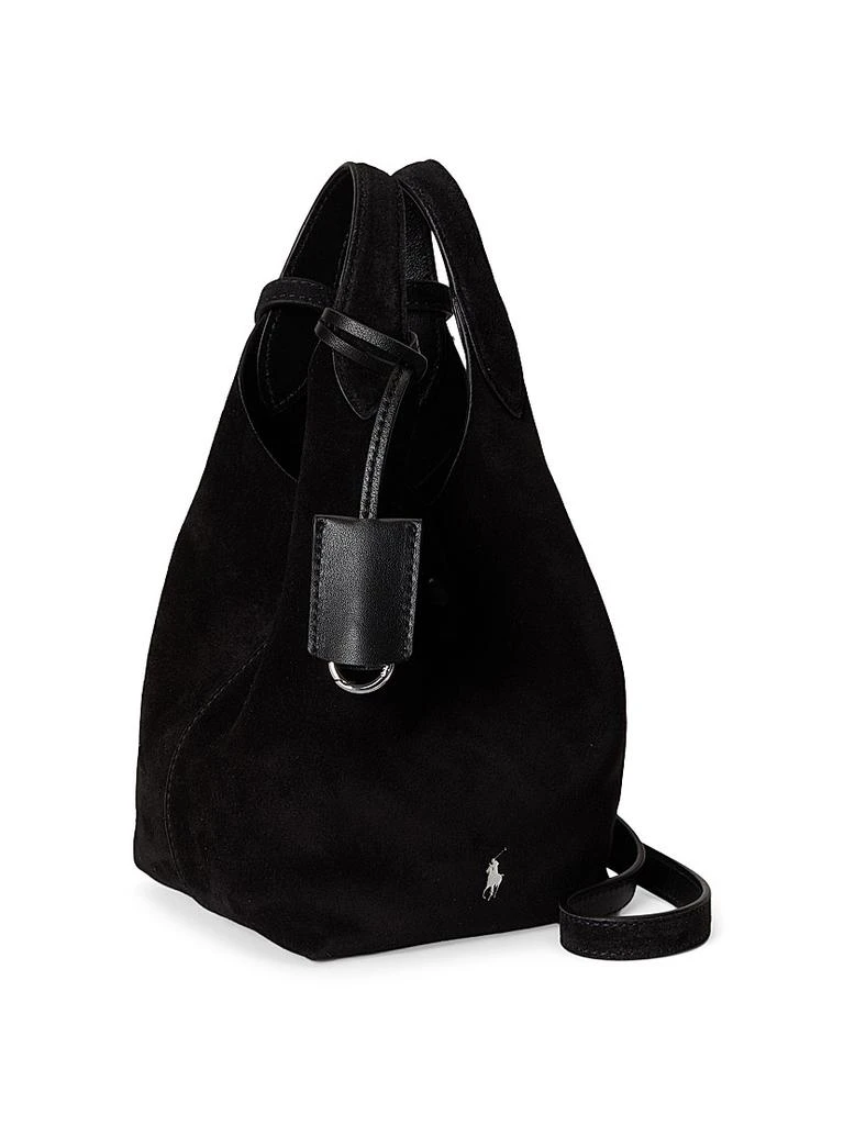 Ralph Lauren Small Polo Play Suede Tote Bag 2