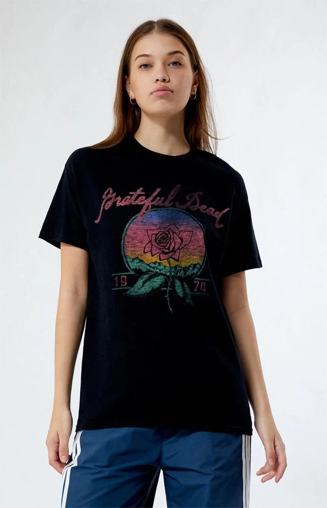 Junk Food Grateful Dead Rose T-Shirt 1