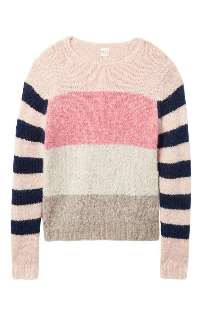 Rebecca Taylor Rebecca Taylor - La Vie Soft Stripe Pullover Sweater