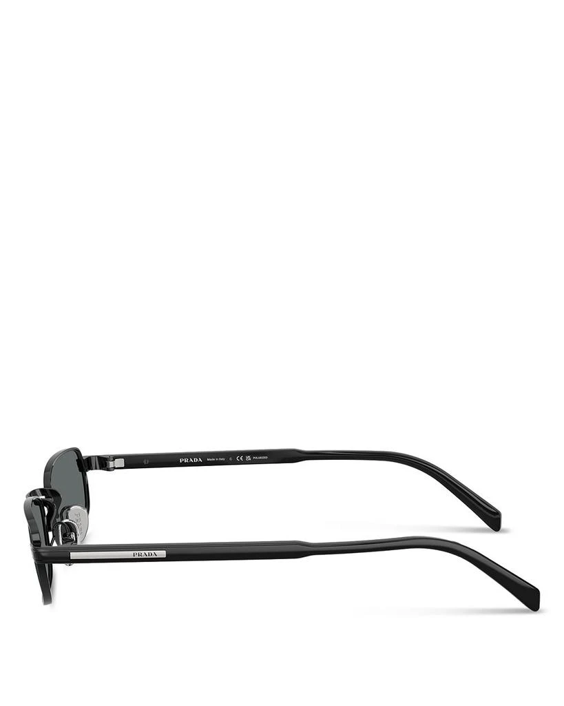 Prada Iconic Plaque Rectangle Sunglasses, 54mm 8