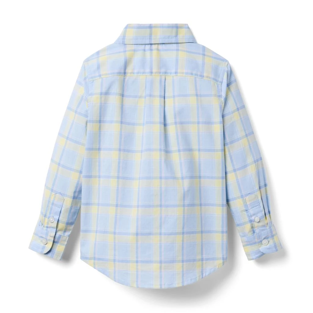Janie and Jack Madras Plaid Button-Down Shirt (Toddler/Little Kid/Big Kid) 2