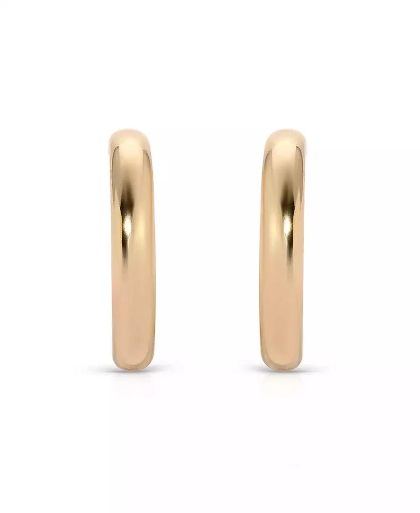 Ettika Jewelry Medium Thick Classic Hoop Earrings 3