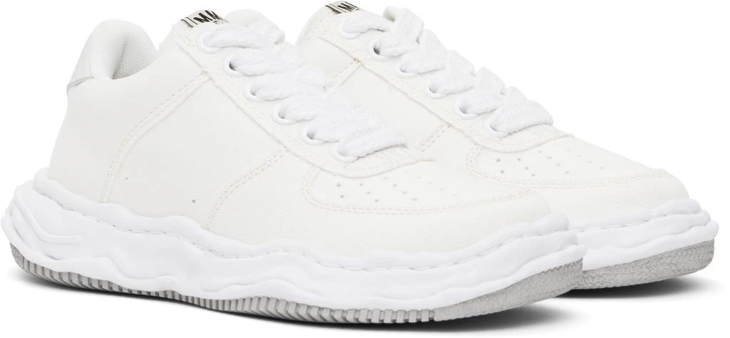 Maison MIHARA YASUHIRO White Wayne OG Sole Canvas Low-Top Sneakers 4