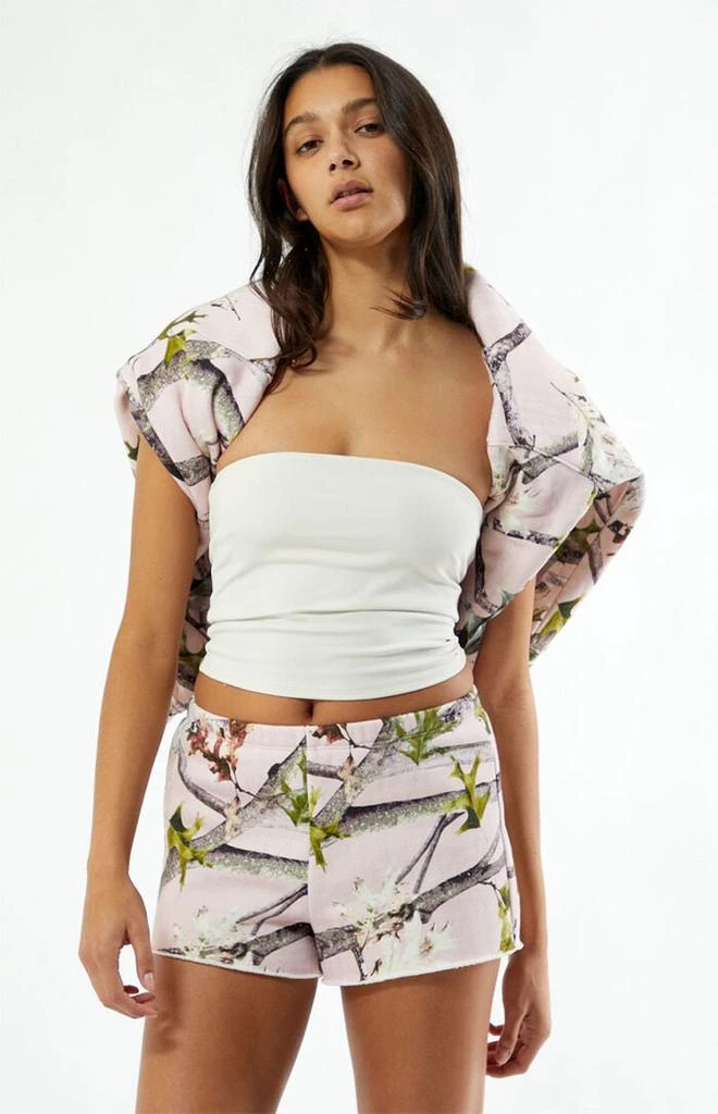 PacSun Pink Camo Sweat Shorts 2