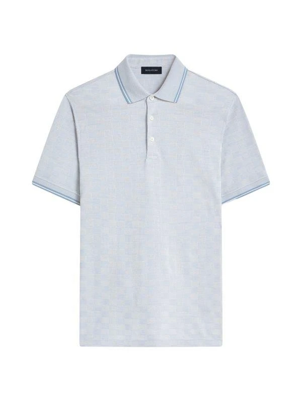 BUGATCHI 3-Button Cotton Polo 4