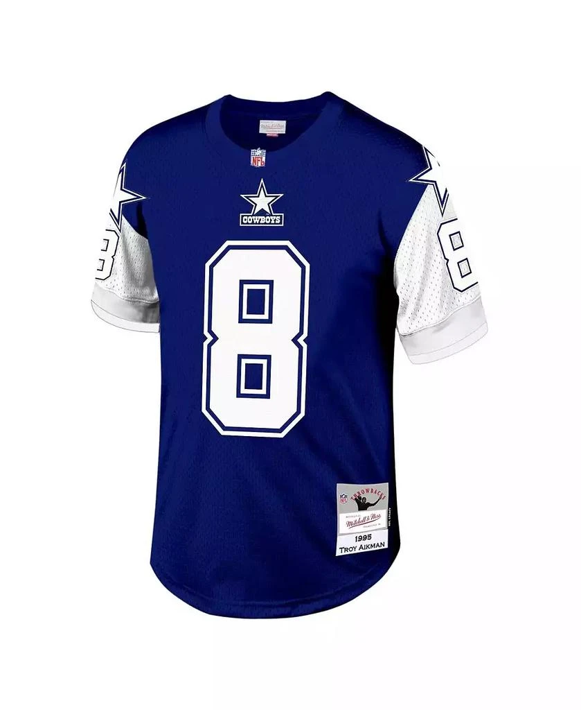 Mitchell & Ness Men's Troy Aikman Navy Dallas Cowboys Legacy Replica Jersey 3