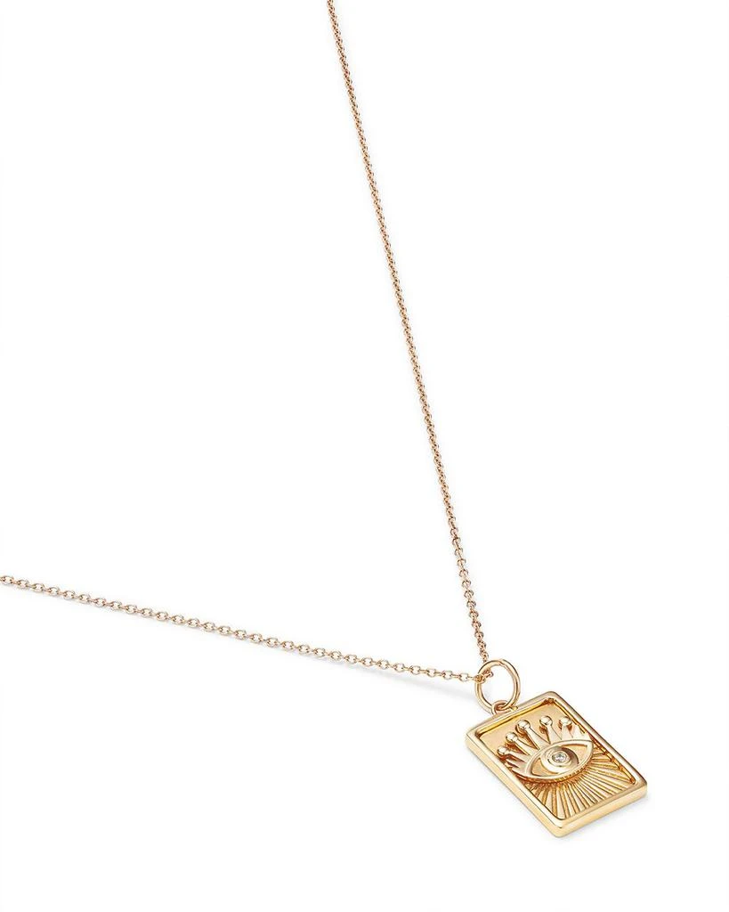 Moon
Meadow Charm Collection 14K Yellow Gold Diamond Evil Eye Charm 6