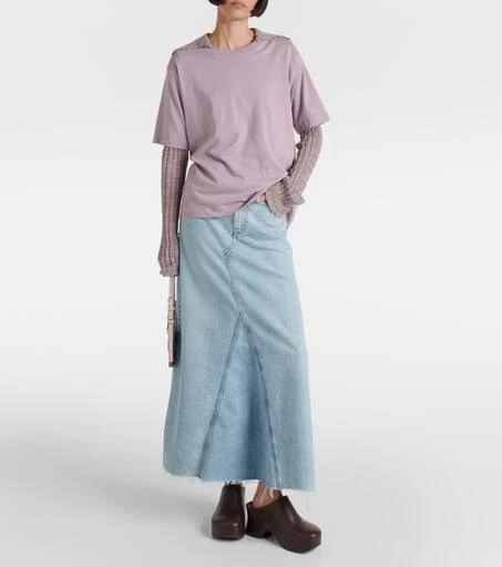 FRAME Dorothy denim maxi skirt 2