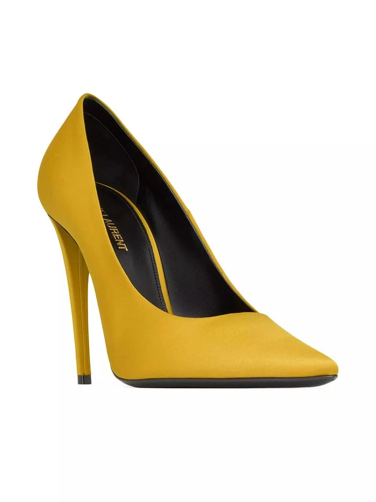 Yves Saint Laurent Monceau Pumps in Satin Crepe 2