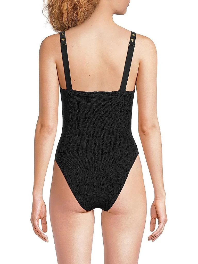 Hunza G Melody Knitted One-Piece Swimsuit 5