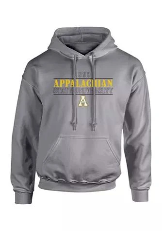 Image One One Ncaa Appalachian State Mountaineers University Type Hooded Sweatshirt 1