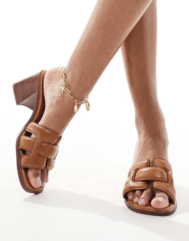 ALDO ALDO Banaladar Heeled Mule in Tan 2