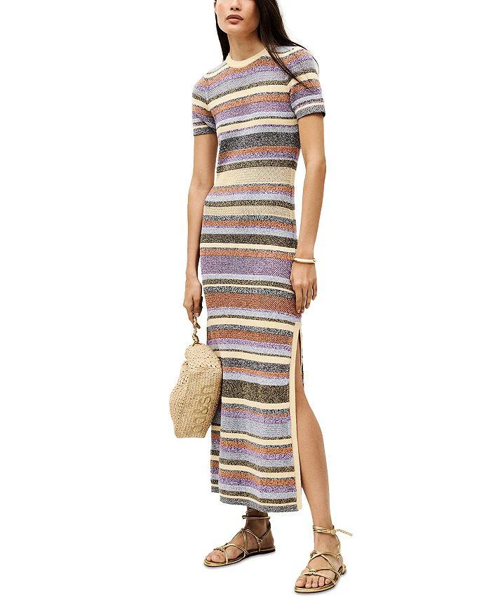 ba&sh Tonnie Striped Midi Dress - Dresses & Skirts - Free Shipping -  BeyondStyle