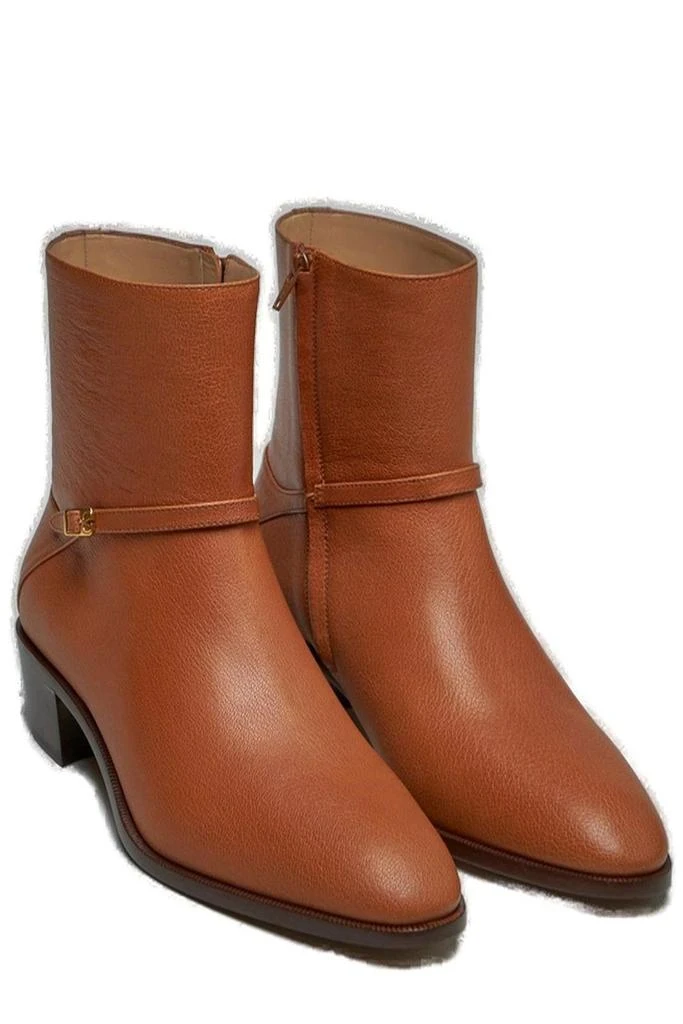 Valentino Valentino Pat Almond Toe Ankle Boots 3