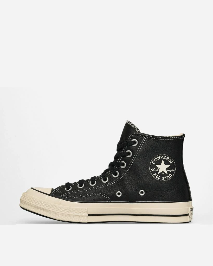 Converse Chuck 70 Leather Sneakers Black / Natural Ivory 3
