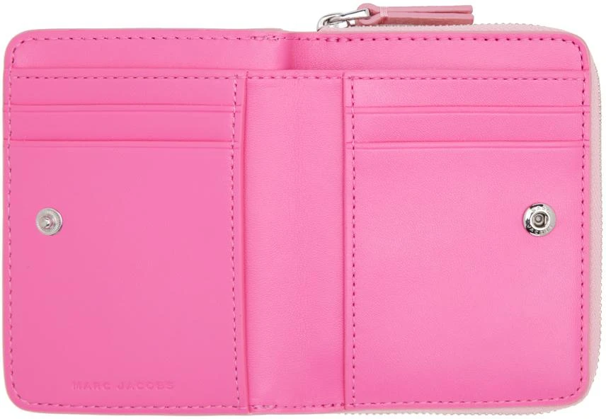 Marc Jacobs Pink 'The Leather Mini Compact' Wallet 3