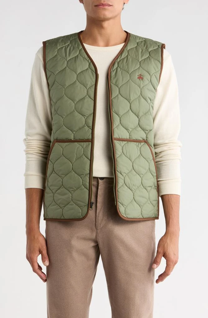 Brooks Brothers Water Repellent Quilted Liner Vest