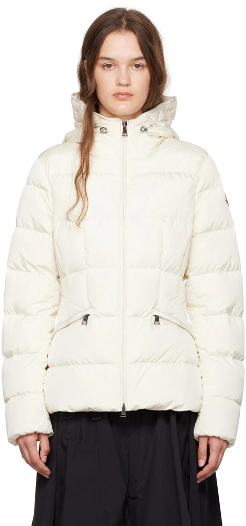 Moncler White Avoce Down Jacket 1