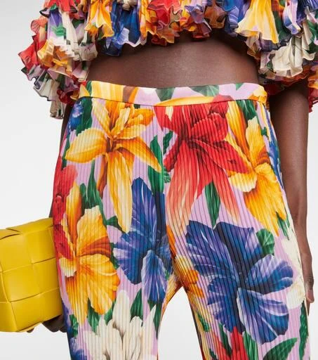 ETRO High-rise straight floral pants 4