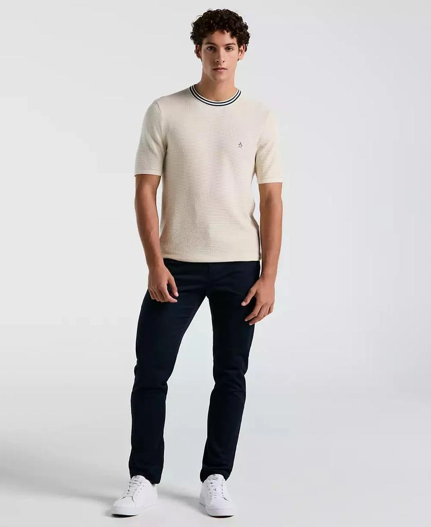 Original Penguin Men's Slim Fit Short Sleeve Sweater Logo T-Shirt 4