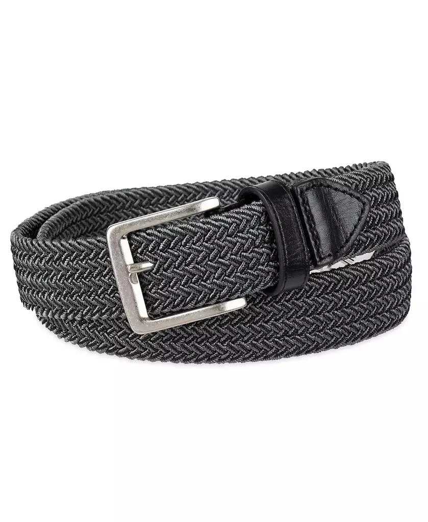 Tommy Bahama Men's Two-Tone Stretch Braided Web Belt 1