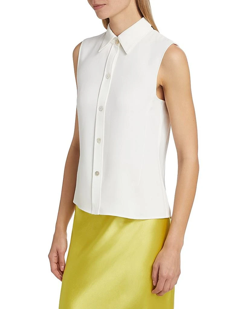 Vince Sleeveless Button-Front Shirt 4