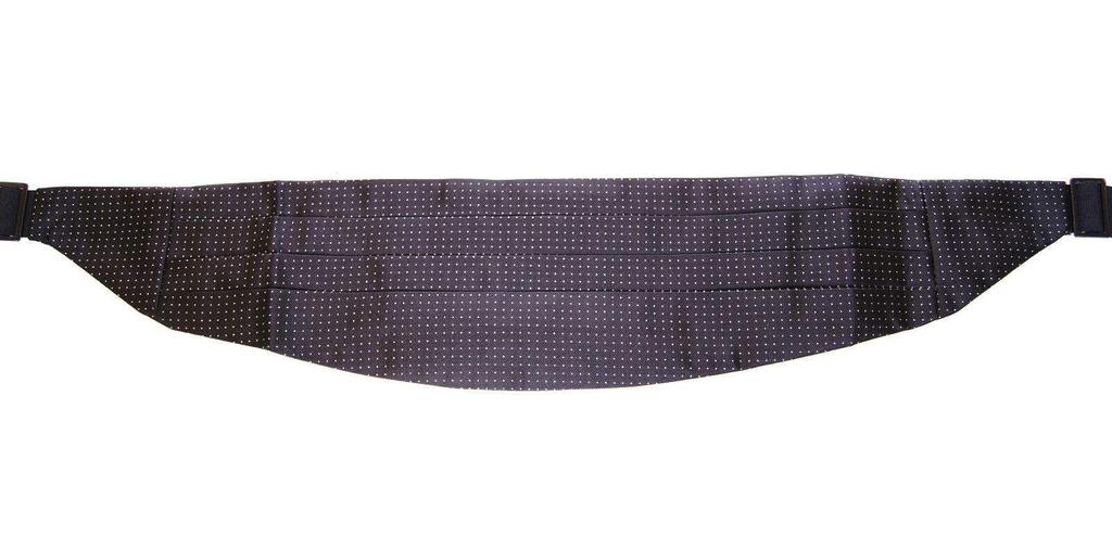 Dolce & Gabbana Dolce & Gabbana Black Waist Smoking Tuxedo Cummerbund  Belt