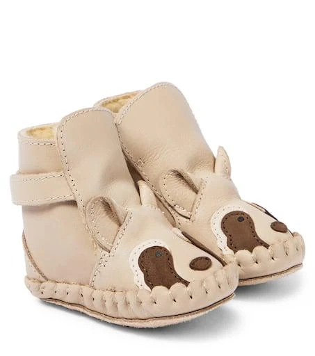 Donsje Baby Kapi Raccoon leather booties 1