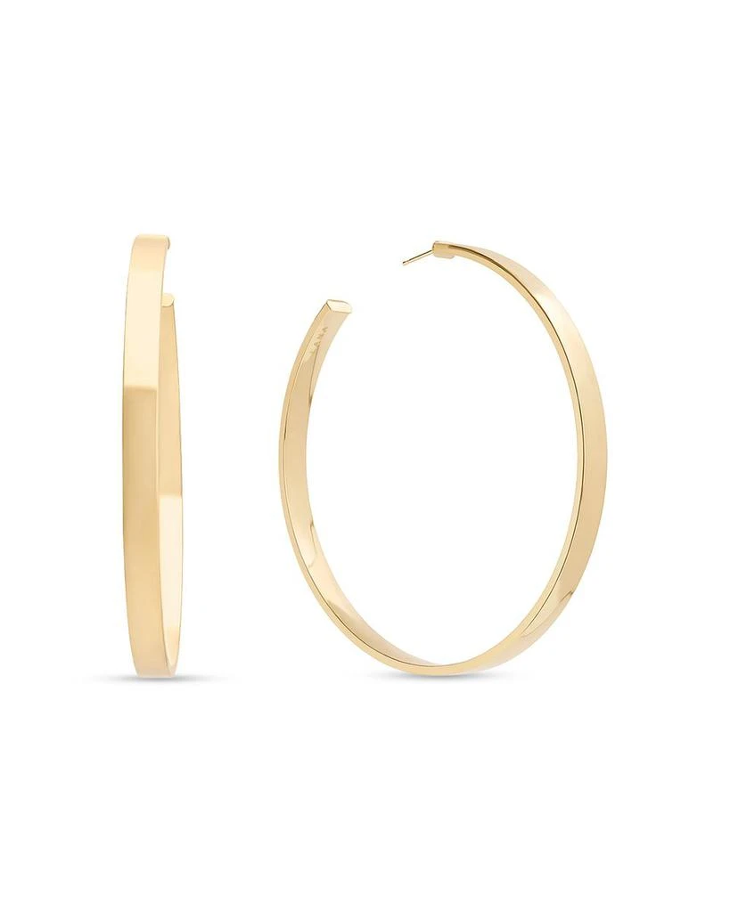 LANA Jewelry 14K Yellow Gold Polished Hoop Earrings 1