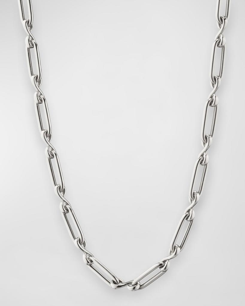 Monica Rich Kosann 925 Sterling Silver Link and Infinity Necklace