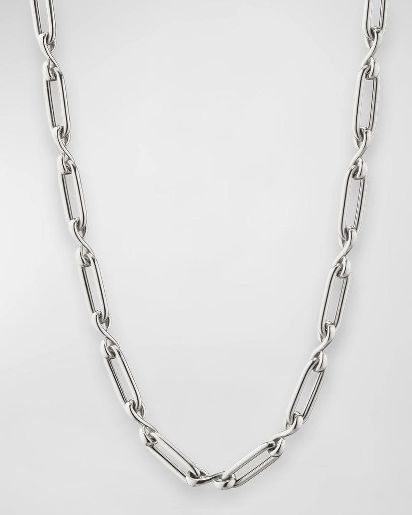 Monica Rich Kosann 925 Sterling Silver Link and Infinity Necklace 1