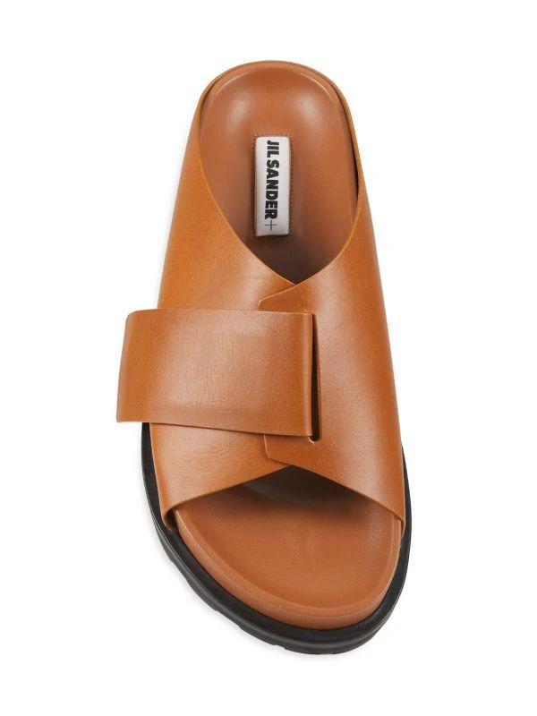Jil Sander Leather Flat Sandals 5