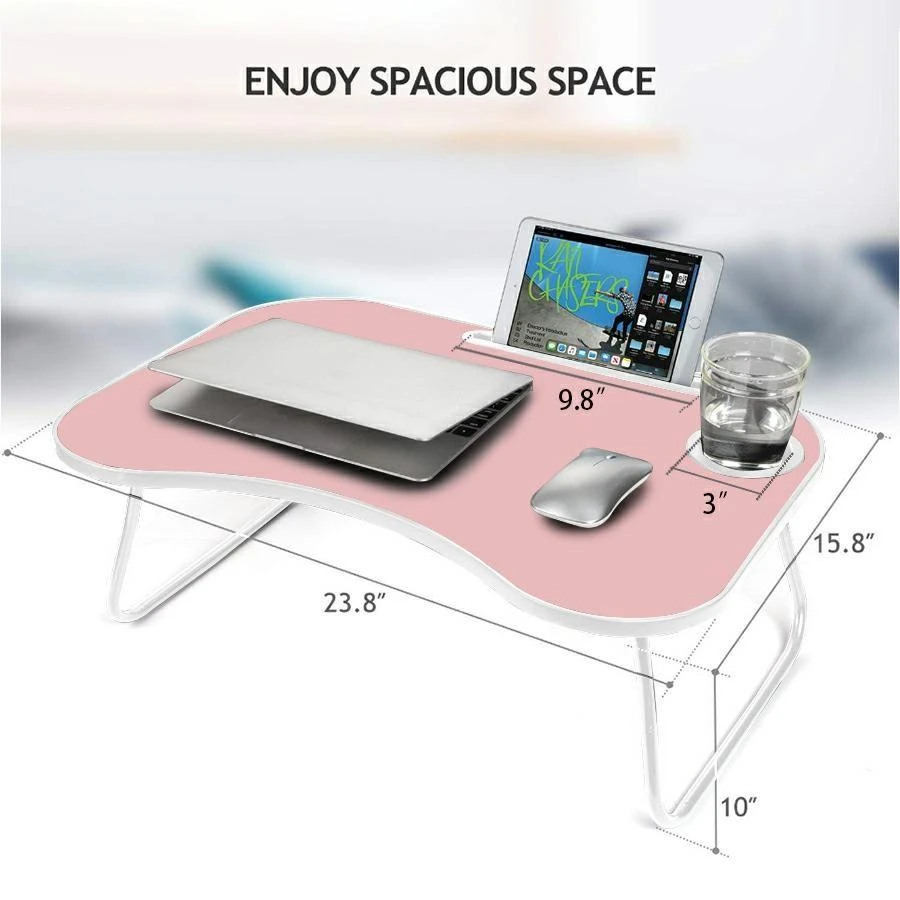 CONTIHOME Laptop Stand for Bed ,Portable Lap Desk,23.8"*15.8"*10"