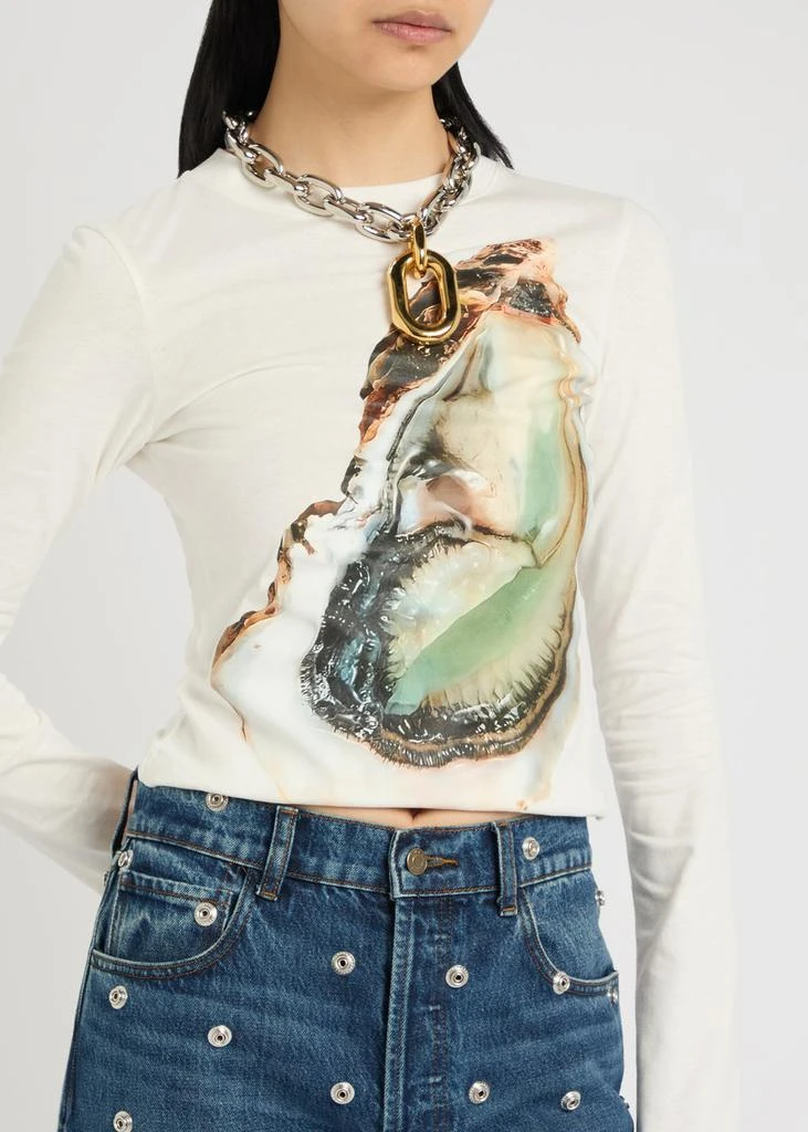 A.W.A.K.E MODE Printed cotton top 5