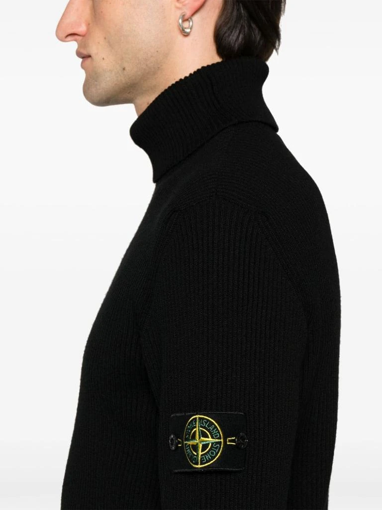 Stone Island STONE ISLAND - Turtleneck With Logo 3