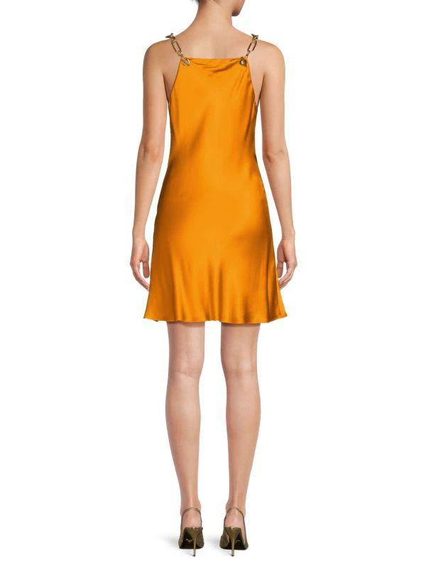Cult Gaia Nerida Cowlneck Silk Blend Mini Dress 2