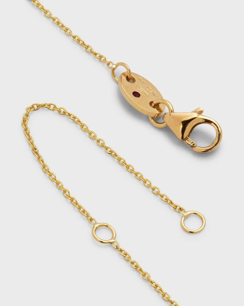 Roberto Coin 18K Yellow Gold 5-Station Emerald Necklace 4