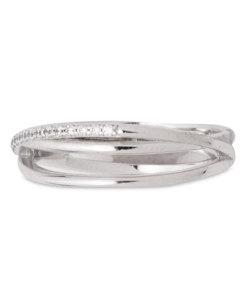 Ralph Lauren Pavé Crisscross Ring in Sterling Silver 3