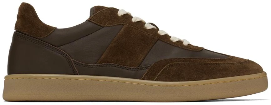 COLLEGIUM Brown Pillar Court II Sneakers 1
