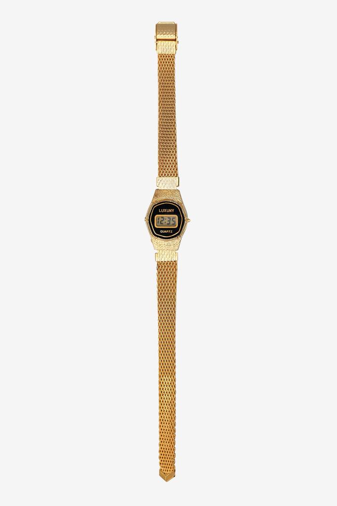 Los Angeles Apparel WCHRA55 - Tiny Metal Mesh Luxury Watch