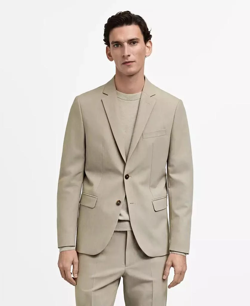 Mango Men's Super Slim-Fit Suit Blazer 1