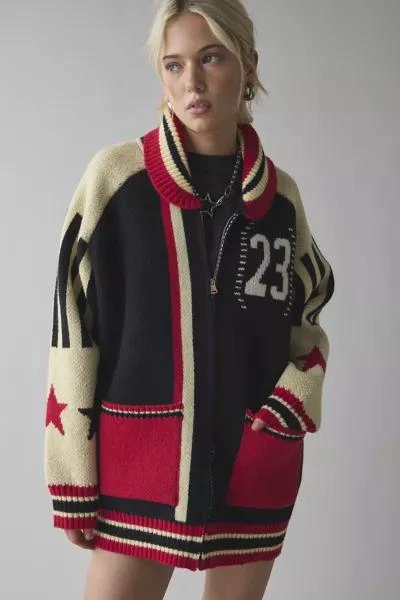 Jaded London Jaded London Team 23 Knitted Zip-Up Jacket 4