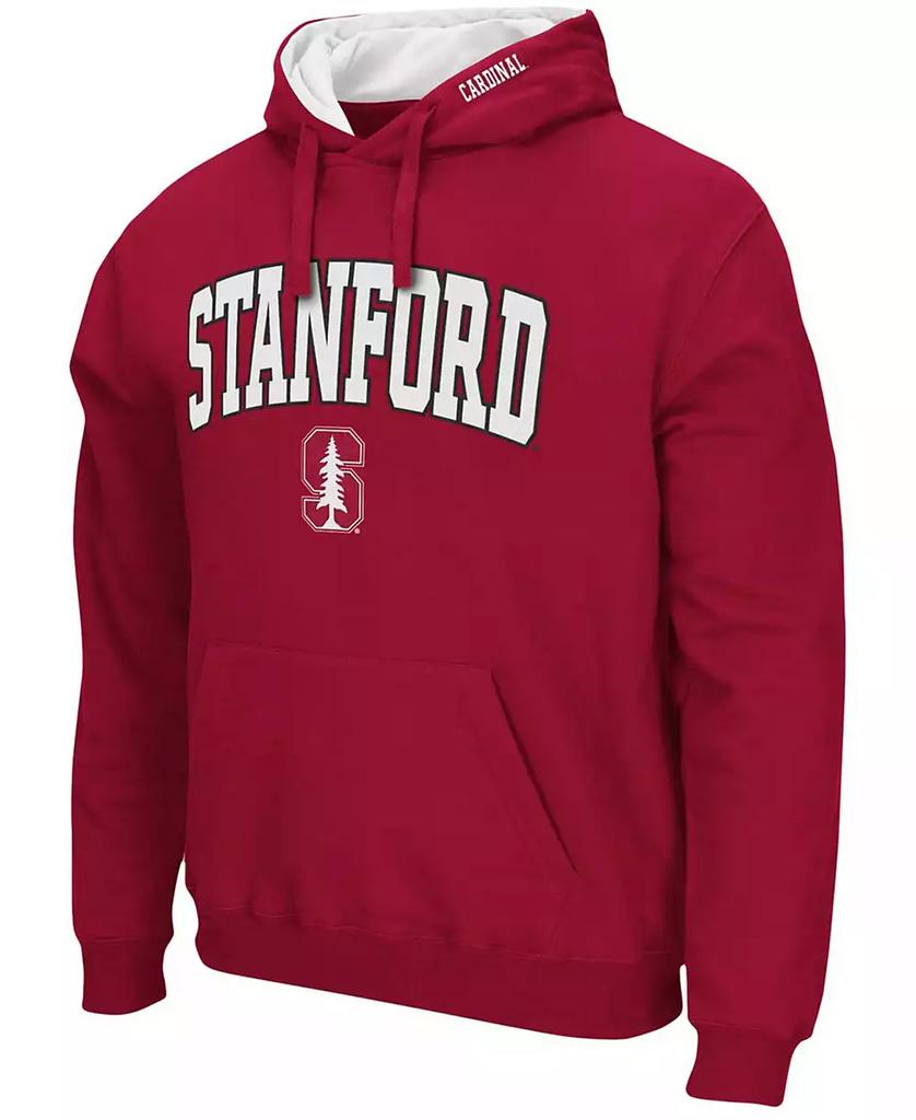 Colosseum Men's Stanford Cardinal Arch Logo 3.0 Pullover Hoodie